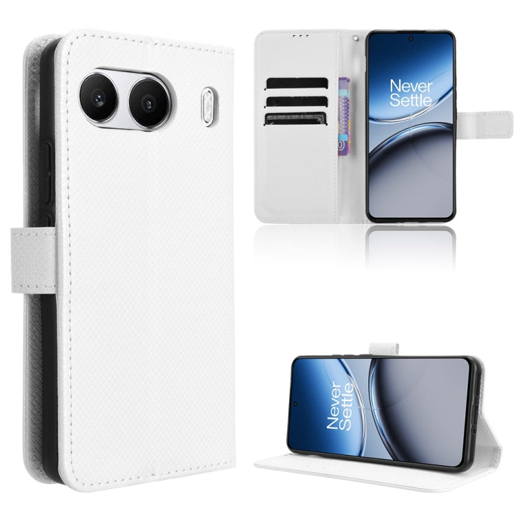 Diamond Texture Leather Phone Case, For OnePlus 13T, For OnePlus Ace 5 5G / 5 Pro 5G / 13R 5G, For OnePlus 13 5G, For OnePlus Nord 4 5G