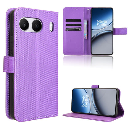 Diamond Texture Leather Phone Case, For OnePlus 13T, For OnePlus Ace 5 5G / 5 Pro 5G / 13R 5G, For OnePlus 13 5G, For OnePlus Nord 4 5G