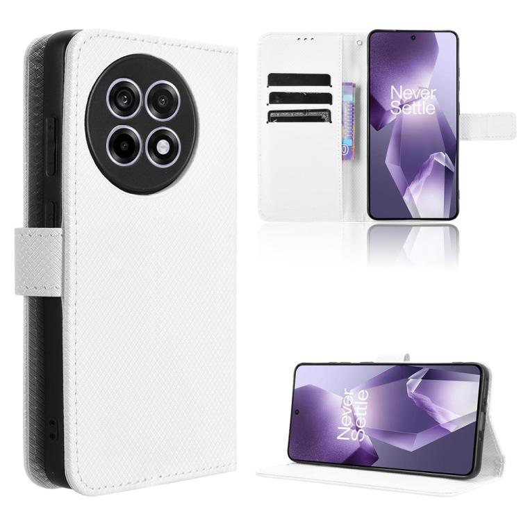 Diamond Texture Leather Phone Case, For OnePlus 13T, For OnePlus Ace 5 5G / 5 Pro 5G / 13R 5G, For OnePlus 13 5G, For OnePlus Nord 4 5G