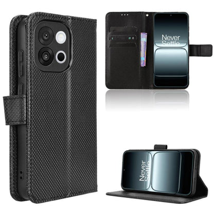 Diamond Texture Leather Phone Case, For OnePlus 13T, For OnePlus Ace 5 5G / 5 Pro 5G / 13R 5G, For OnePlus 13 5G, For OnePlus Nord 4 5G