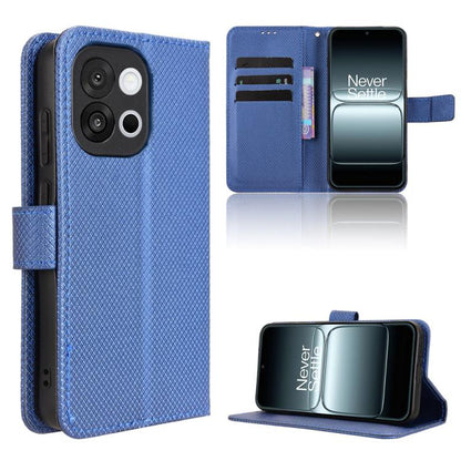 Diamond Texture Leather Phone Case, For OnePlus 13T, For OnePlus Ace 5 5G / 5 Pro 5G / 13R 5G, For OnePlus 13 5G, For OnePlus Nord 4 5G