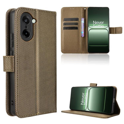 Diamond Texture Leather Phone Case, For OnePlus Ace 6 / Ace 6T / 15R, For OnePlus 15, For OnePlus Nord 5 / Ace 5 Ultra 5G, For OnePlus Nord CE5 / Ace 5 Racing 5G