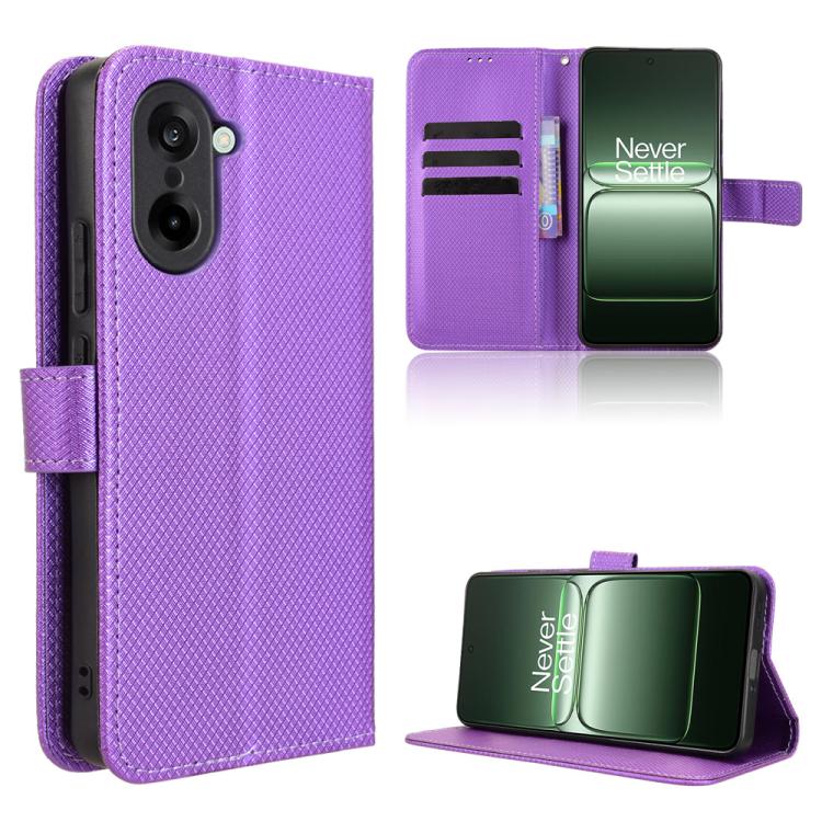 Diamond Texture Leather Phone Case, For OnePlus Ace 6 / Ace 6T / 15R, For OnePlus 15, For OnePlus Nord 5 / Ace 5 Ultra 5G, For OnePlus Nord CE5 / Ace 5 Racing 5G