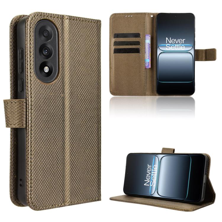 Diamond Texture Leather Phone Case, For OnePlus Ace 6 / Ace 6T / 15R, For OnePlus 15, For OnePlus Nord 5 / Ace 5 Ultra 5G, For OnePlus Nord CE5 / Ace 5 Racing 5G