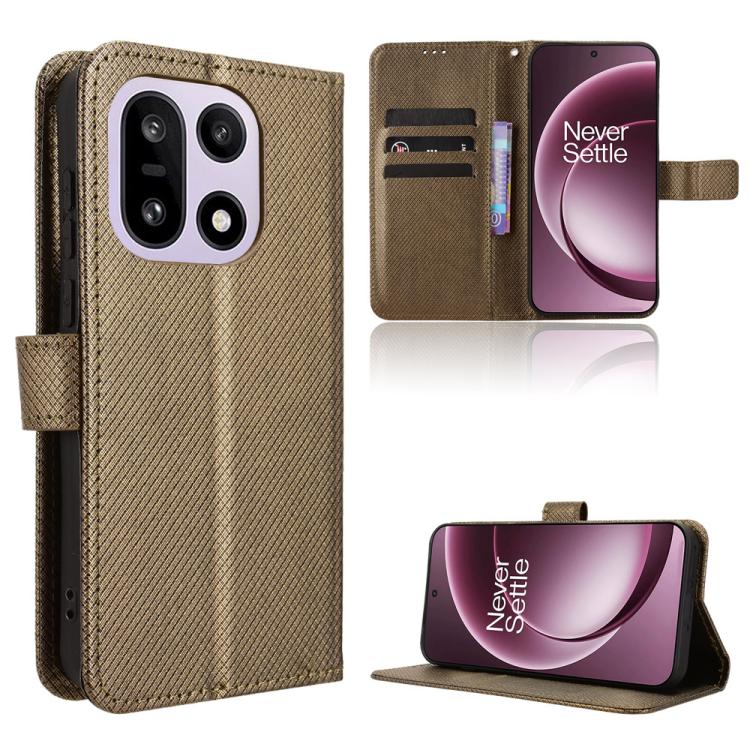 Diamond Texture Leather Phone Case, For OnePlus Ace 6 / Ace 6T / 15R, For OnePlus 15, For OnePlus Nord 5 / Ace 5 Ultra 5G, For OnePlus Nord CE5 / Ace 5 Racing 5G