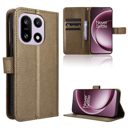 Diamond Texture Leather Phone Case, For OnePlus Ace 6 / Ace 6T / 15R, For OnePlus 15, For OnePlus Nord 5 / Ace 5 Ultra 5G, For OnePlus Nord CE5 / Ace 5 Racing 5G