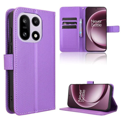 Diamond Texture Leather Phone Case, For OnePlus Ace 6 / Ace 6T / 15R, For OnePlus 15, For OnePlus Nord 5 / Ace 5 Ultra 5G, For OnePlus Nord CE5 / Ace 5 Racing 5G