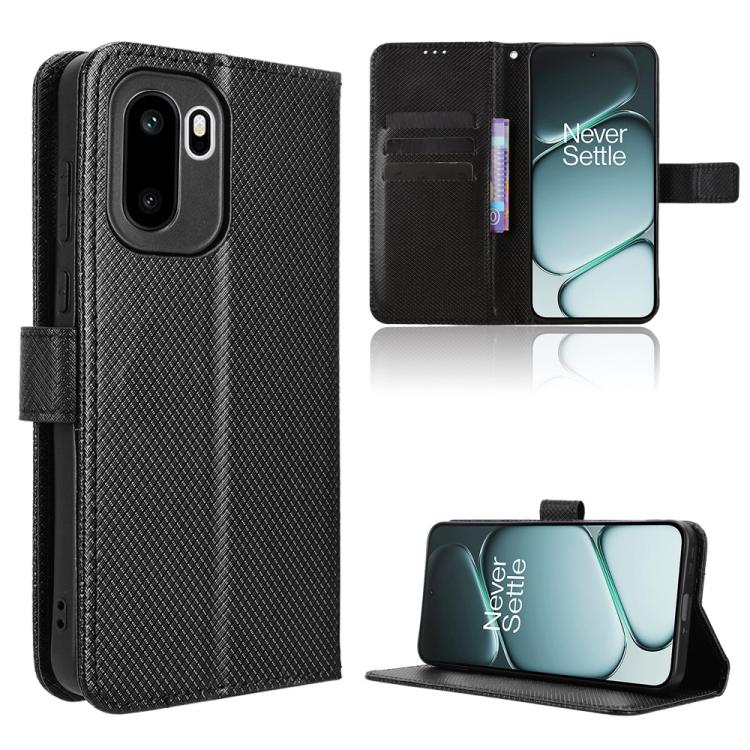 Diamond Texture Leather Phone Case, For OnePlus Ace 6 / Ace 6T / 15R, For OnePlus 15, For OnePlus Nord 5 / Ace 5 Ultra 5G, For OnePlus Nord CE5 / Ace 5 Racing 5G