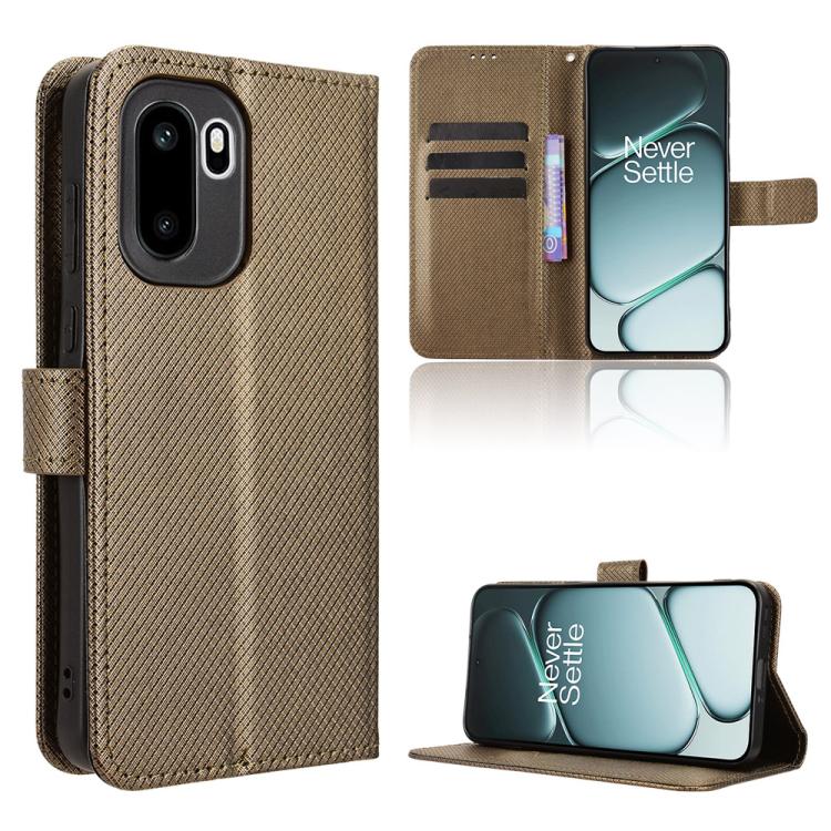 Diamond Texture Leather Phone Case, For OnePlus Ace 6 / Ace 6T / 15R, For OnePlus 15, For OnePlus Nord 5 / Ace 5 Ultra 5G, For OnePlus Nord CE5 / Ace 5 Racing 5G