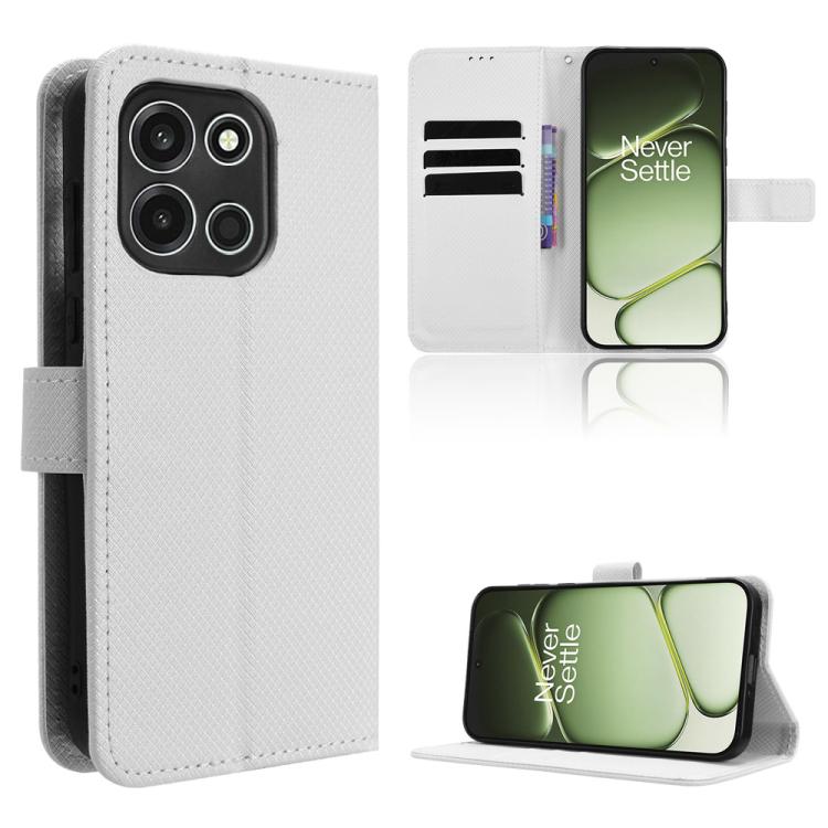 Diamond Texture Leather Phone Case, For OnePlus Ace 6 Ultra, For OnePlus Nord 6 5G / Turbo 6, For OnePlus 15T, For OnePlus Turbo 6V 5G