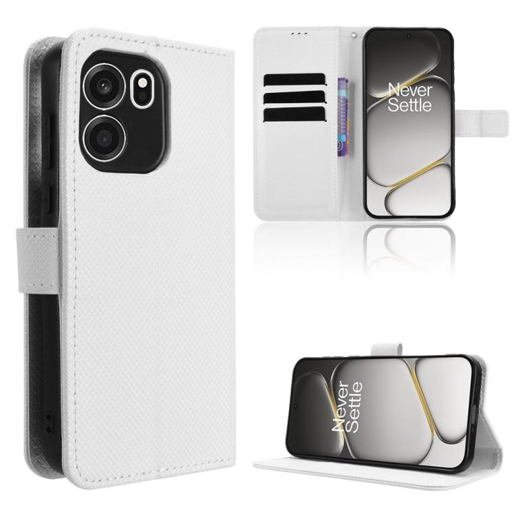 Diamond Texture Leather Phone Case, For OnePlus Ace 6 Ultra, For OnePlus Nord 6 5G / Turbo 6, For OnePlus 15T, For OnePlus Turbo 6V 5G