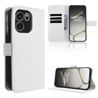 Diamond Texture Leather Phone Case, For OnePlus Ace 6 Ultra, For OnePlus Nord 6 5G / Turbo 6, For OnePlus 15T, For OnePlus Turbo 6V 5G