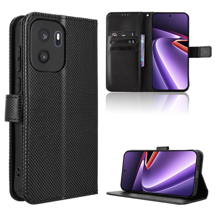 Diamond Texture Leather Phone Case, For OnePlus Ace 6 Ultra, For OnePlus Nord 6 5G / Turbo 6, For OnePlus 15T, For OnePlus Turbo 6V 5G