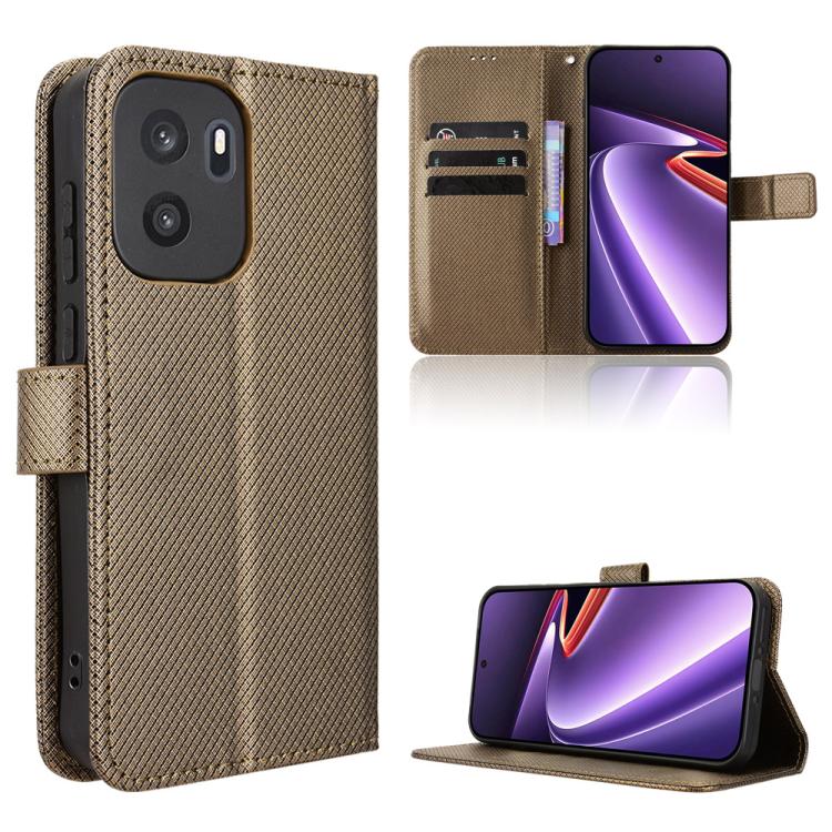 Diamond Texture Leather Phone Case, For OnePlus Ace 6 Ultra, For OnePlus Nord 6 5G / Turbo 6, For OnePlus 15T, For OnePlus Turbo 6V 5G