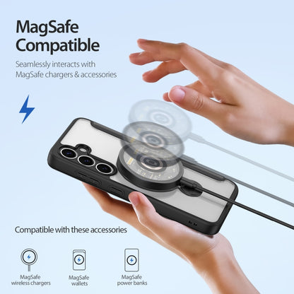 DUX DUCIS Skin X Pro Series Magsafe Ring Holder Leather Phone Case, For Samsung Galaxy S25 5G, For Samsung Galaxy S25 Ultra 5G, For Samsung Galaxy S24+ 5G