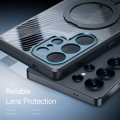 DUX DUCIS Aimo Mag Series MagSafe Ring Holder Frosted Phone Case, For Samsung Galaxy S25 Ultra 5G