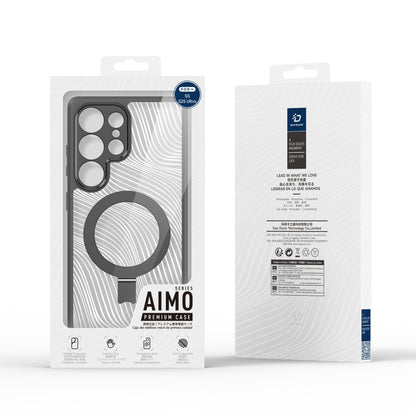 DUX DUCIS Aimo Mag Series MagSafe Ring Holder Frosted Phone Case, For Samsung Galaxy S25 Ultra 5G