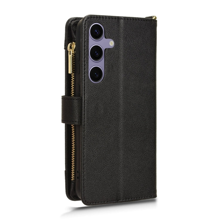 Litchi Texture Zipper Leather Phone Case, For Samsung Galaxy S24+ 5G, For Samsung Galaxy S24 5G