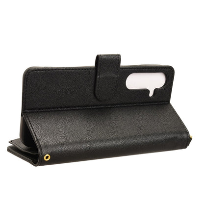 Litchi Texture Zipper Leather Phone Case, For Samsung Galaxy S24+ 5G, For Samsung Galaxy S24 5G