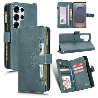 Litchi Texture Zipper Leather Phone Case, For Samsung Galaxy S25 5G, For Samsung Galaxy S25+ 5G, For Samsung Galaxy S25 Ultra 5G, For Samsung Galaxy S24 Ultra 5G