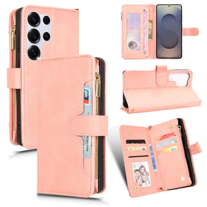 Litchi Texture Zipper Leather Phone Case, For Samsung Galaxy S25 5G, For Samsung Galaxy S25+ 5G, For Samsung Galaxy S25 Ultra 5G, For Samsung Galaxy S24 Ultra 5G