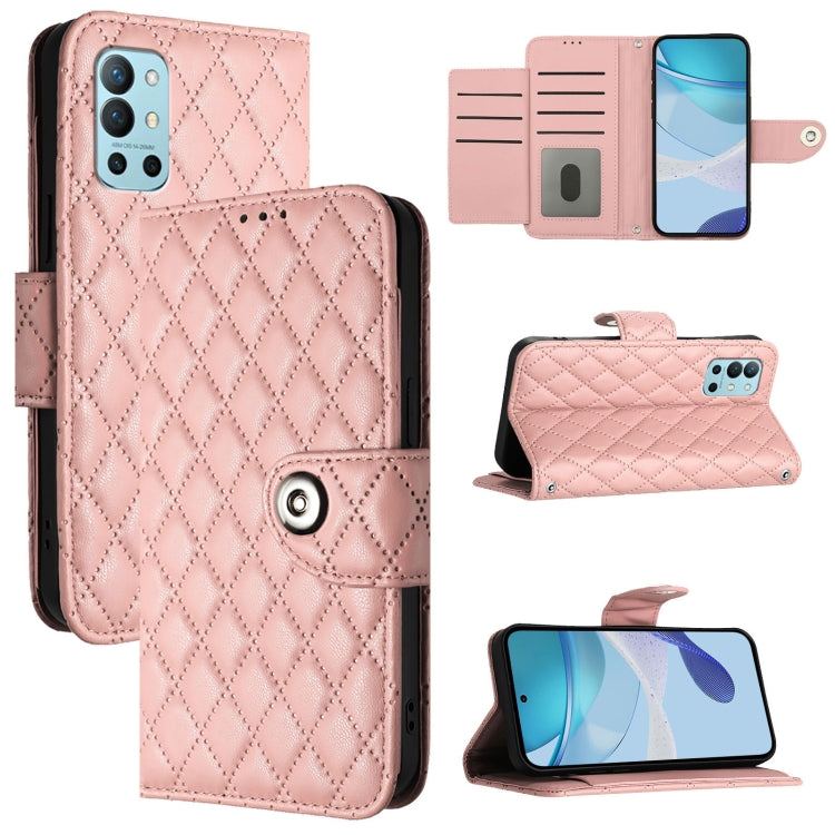 Rhombic Texture Flip Leather Phone Case with Lanyard, For OnePlus 10 Pro, For OnePlus Nord N20 5G, For OnePlus 9R / 8T, For OnePlus Nord CE 5G