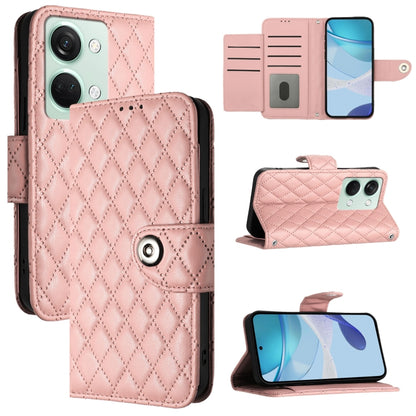 Rhombic Texture Flip Leather Phone Case with Lanyard, For OnePlus Ace 2V / Nord 3, For OnePlus 11R, For OnePlus 11, For OnePlus Nord N300