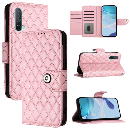 Rhombic Texture Flip Leather Phone Case with Lanyard, For OnePlus 10 Pro, For OnePlus Nord N20 5G, For OnePlus 9R / 8T, For OnePlus Nord CE 5G