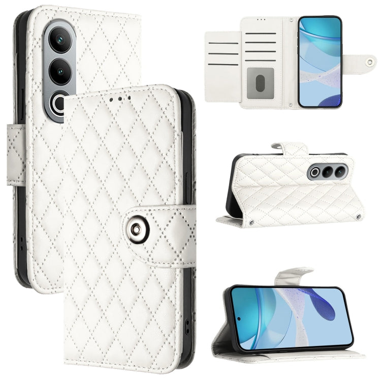 Rhombic Texture Flip Leather Phone Case with Lanyard, For OnePlus Nord CE 2 Lite 5G, For OnePlus Nord 2 Lite, For OnePlus Nord CE4, For OnePlus Nord N30 SE