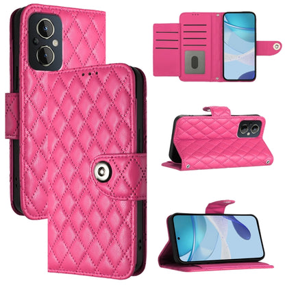 Rhombic Texture Flip Leather Phone Case with Lanyard, For OnePlus 10 Pro, For OnePlus Nord N20 5G, For OnePlus 9R / 8T, For OnePlus Nord CE 5G