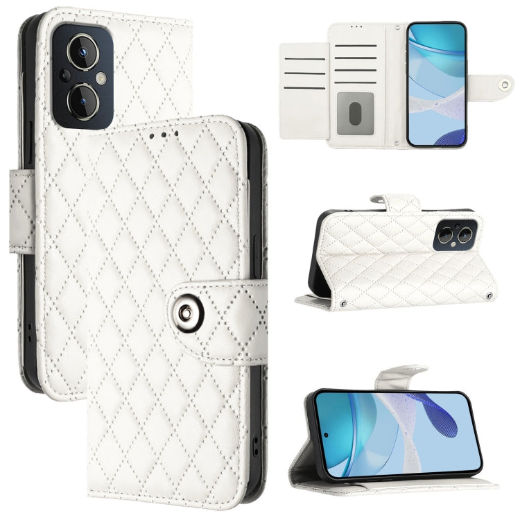 Rhombic Texture Flip Leather Phone Case with Lanyard, For OnePlus 10 Pro, For OnePlus Nord N20 5G, For OnePlus 9R / 8T, For OnePlus Nord CE 5G