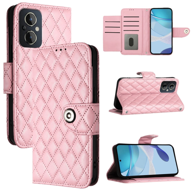 Rhombic Texture Flip Leather Phone Case with Lanyard, For OnePlus 10 Pro, For OnePlus Nord N20 5G, For OnePlus 9R / 8T, For OnePlus Nord CE 5G