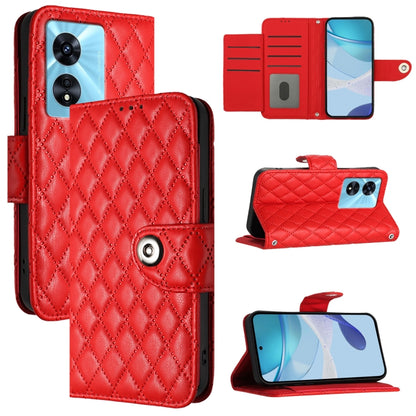 Rhombic Texture Flip Leather Phone Case with Lanyard, For OnePlus Ace 2V / Nord 3, For OnePlus 11R, For OnePlus 11, For OnePlus Nord N300