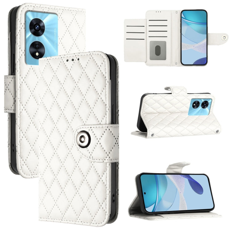 Rhombic Texture Flip Leather Phone Case with Lanyard, For OnePlus Ace 2V / Nord 3, For OnePlus 11R, For OnePlus 11, For OnePlus Nord N300
