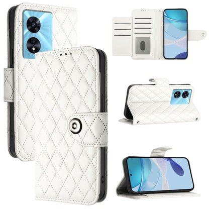 Rhombic Texture Flip Leather Phone Case with Lanyard, For OnePlus Ace 2V / Nord 3, For OnePlus 11R, For OnePlus 11, For OnePlus Nord N300