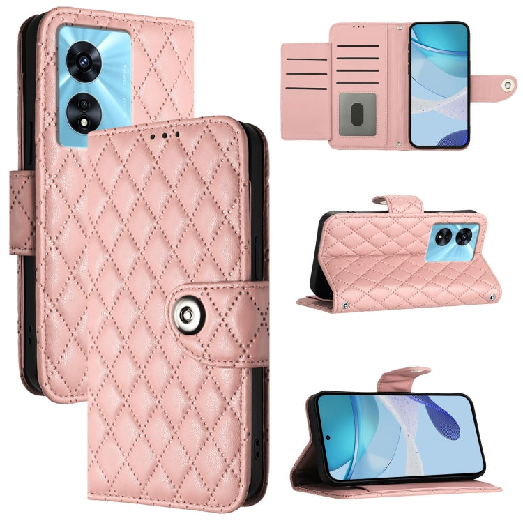 Rhombic Texture Flip Leather Phone Case with Lanyard, For OnePlus Ace 2V / Nord 3, For OnePlus 11R, For OnePlus 11, For OnePlus Nord N300