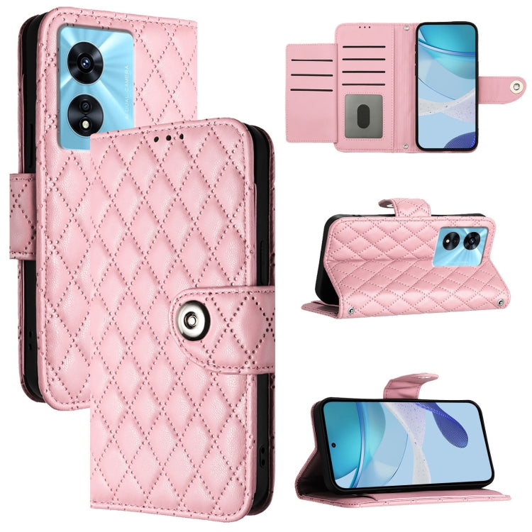 Rhombic Texture Flip Leather Phone Case with Lanyard, For OnePlus Ace 2V / Nord 3, For OnePlus 11R, For OnePlus 11, For OnePlus Nord N300