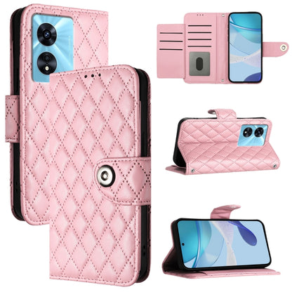 Rhombic Texture Flip Leather Phone Case with Lanyard, For OnePlus Ace 2V / Nord 3, For OnePlus 11R, For OnePlus 11, For OnePlus Nord N300