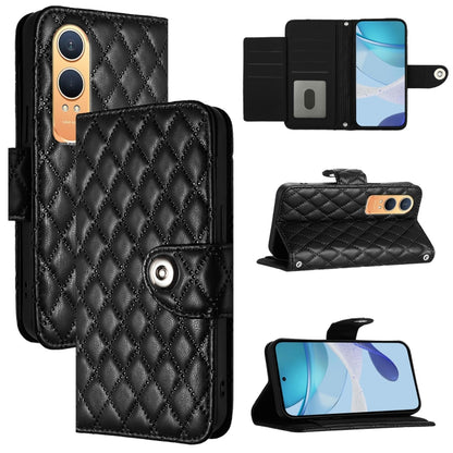 Rhombic Texture Flip Leather Phone Case with Lanyard, For OnePlus 13R / Ace 5 Pro 5G, For OnePlus Nord 4 5G, For OnePlus Nord 4 5G Global, For OnePlus Nord CE4 Lite