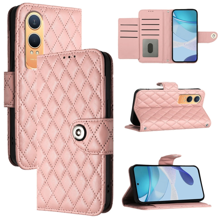 Rhombic Texture Flip Leather Phone Case with Lanyard, For OnePlus 13R / Ace 5 Pro 5G, For OnePlus Nord 4 5G, For OnePlus Nord 4 5G Global, For OnePlus Nord CE4 Lite
