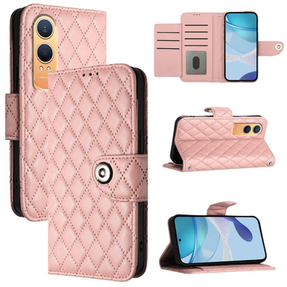 Rhombic Texture Flip Leather Phone Case with Lanyard, For OnePlus 13R / Ace 5 Pro 5G, For OnePlus Nord 4 5G, For OnePlus Nord 4 5G Global, For OnePlus Nord CE4 Lite