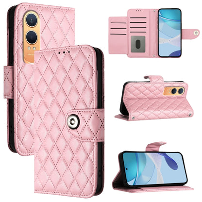 Rhombic Texture Flip Leather Phone Case with Lanyard, For OnePlus 13R / Ace 5 Pro 5G, For OnePlus Nord 4 5G, For OnePlus Nord 4 5G Global, For OnePlus Nord CE4 Lite
