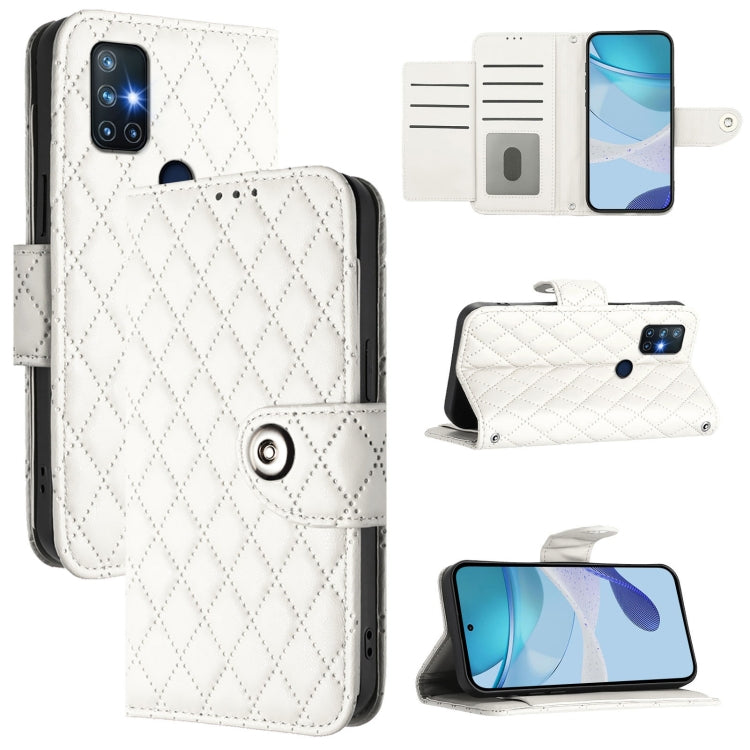 Rhombic Texture Flip Leather Phone Case with Lanyard, For OnePlus Nord 2 5G, For OnePlus 9 Pro, For OnePlus 9, For OnePlus Nord N10 5G