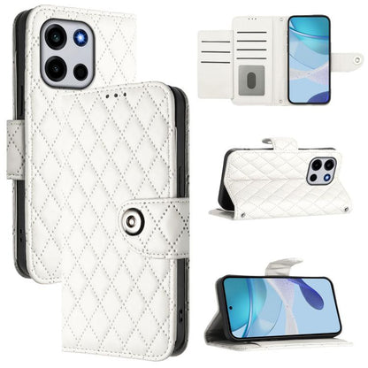 Rhombic Texture Flip Leather Phone Case with Lanyard, For OnePlus Turbo 6X Pro 5G, For OnePlus Turbo 6 / Turbo 6V, For OnePlus Ace 5 Ultra, For OnePlus Ace 5 Racing
