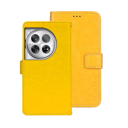 idewei Crazy Horse Texture Leather Phone Case, For OnePlus 13R, For OnePlus 12R, For OnePlus 12