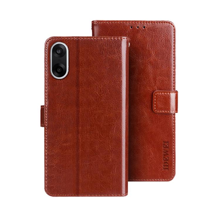 idewei Crazy Horse Texture Leather Phone Case, For OnePlus 15, For OnePlus Nord 5 / Ace 5 Ultra, For OnePlus Nord CE5 / Ace 5 Racing