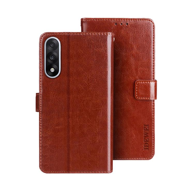 idewei Crazy Horse Texture Leather Phone Case, For OnePlus 15, For OnePlus Nord 5 / Ace 5 Ultra, For OnePlus Nord CE5 / Ace 5 Racing