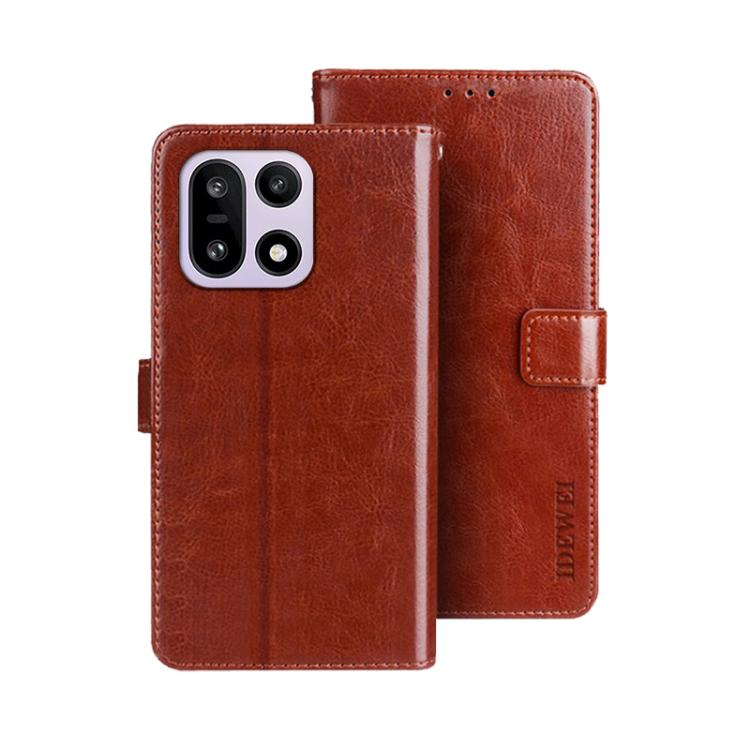 idewei Crazy Horse Texture Leather Phone Case, For OnePlus 15, For OnePlus Nord 5 / Ace 5 Ultra, For OnePlus Nord CE5 / Ace 5 Racing