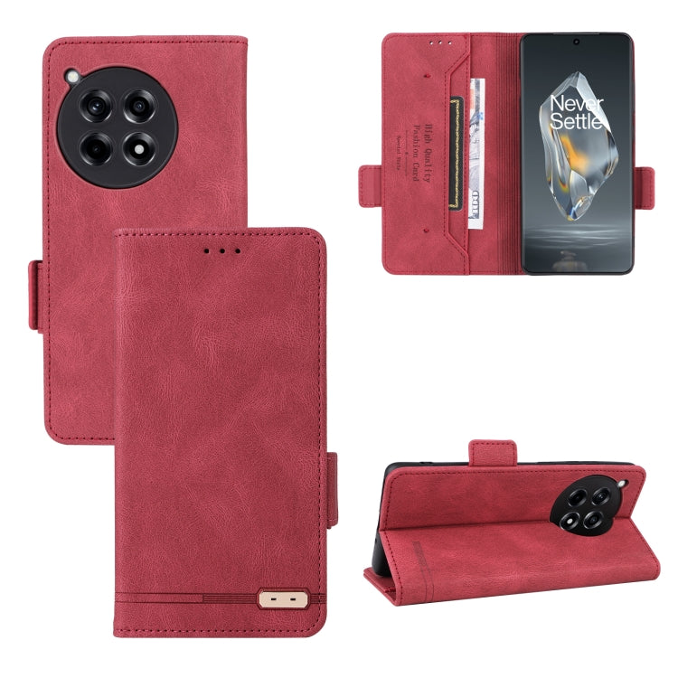 Magnetic Clasp Leather Phone Case, For OnePlus Ace 6 / 15R, For OnePlus Nord 4, For OnePlus Ace 3 5G