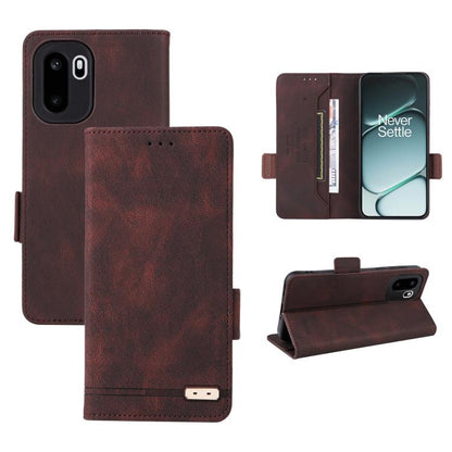 Magnetic Clasp Leather Phone Case, For OnePlus Ace 6 / 15R, For OnePlus Nord 4, For OnePlus Ace 3 5G